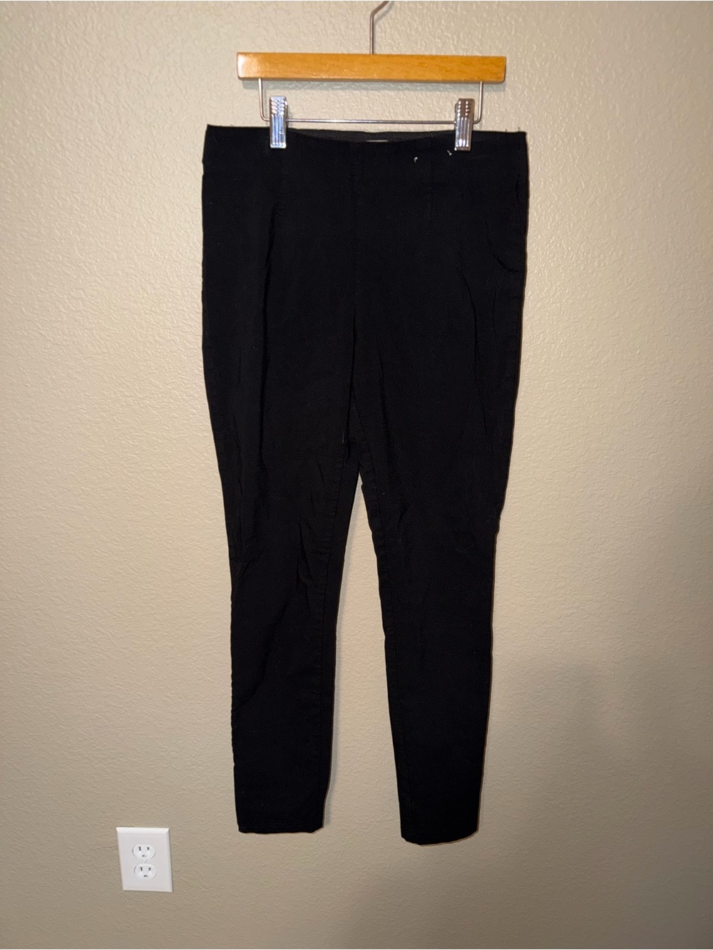 Calvin Klein Black Tailored Slim Trousers
